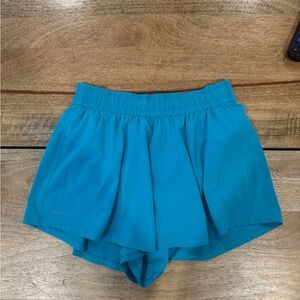 Womens lululemon pace crush shorts in color tropic tone